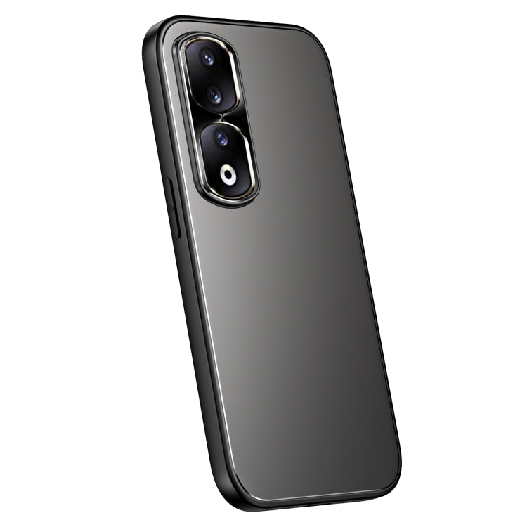 For Honor 90 R-JUST RJ-61 Electroplating Frosted TPU + PC Phone Case(Grey) - Honor Cases by R-JUST | Online Shopping South Africa | PMC Jewellery