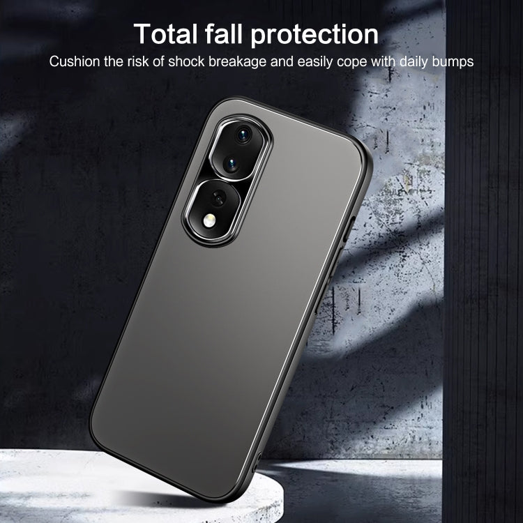 For Honor 80 Pro R-JUST RJ-61 Electroplating Frosted TPU + PC Phone Case(Silver) - Honor Cases by R-JUST | Online Shopping South Africa | PMC Jewellery