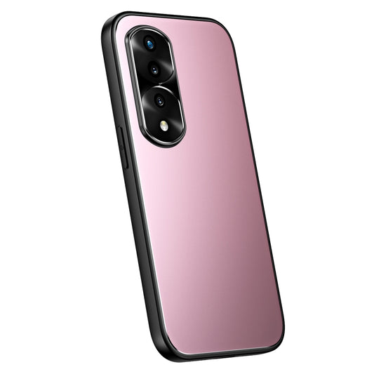 For Honor 70 Pro R-JUST RJ-61 Electroplating Frosted TPU + PC Phone Case(Pink) - Honor Cases by R-JUST | Online Shopping South Africa | PMC Jewellery