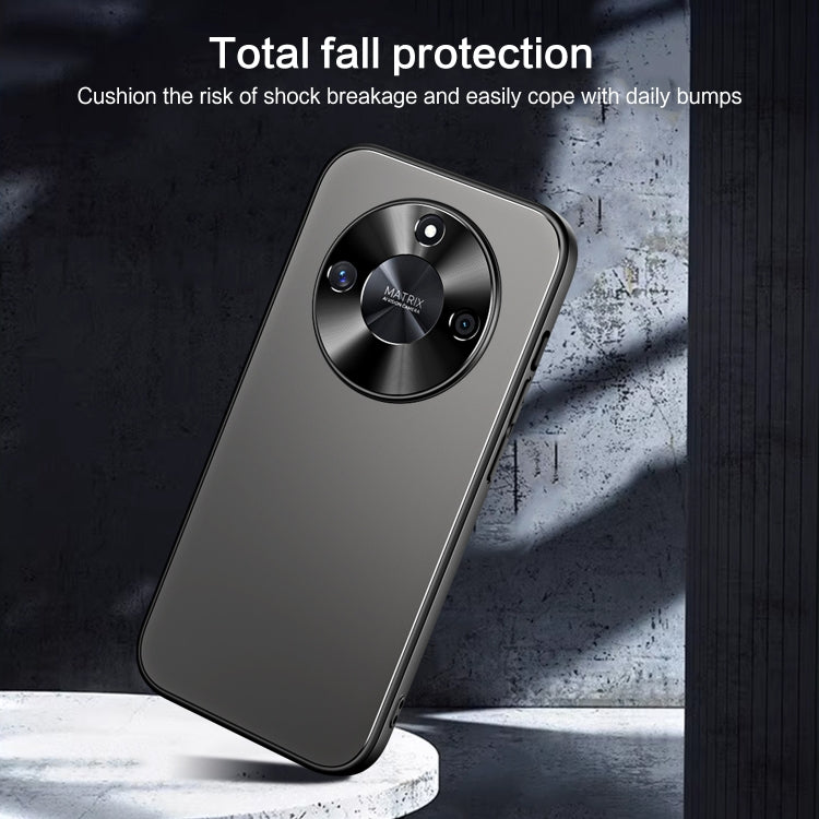 For Honor X50 R-JUST RJ-61 Electroplating Frosted TPU + PC Phone Case(Silver) - Honor Cases by R-JUST | Online Shopping South Africa | PMC TechLife