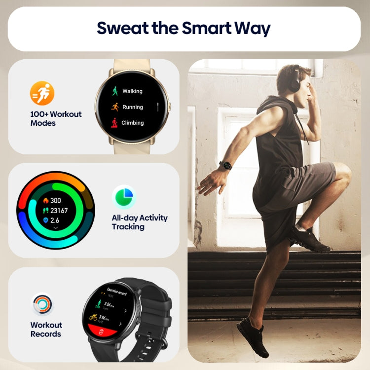 Zeblaze GTR 3 Pro 1.43 inch Screen Voice Calling Smart Watch, Support Heart Rate / Blood Pressure / Blood Oxygen(Black) - Smart Watches by Zeblaze | Online Shopping South Africa | PMC Jewellery