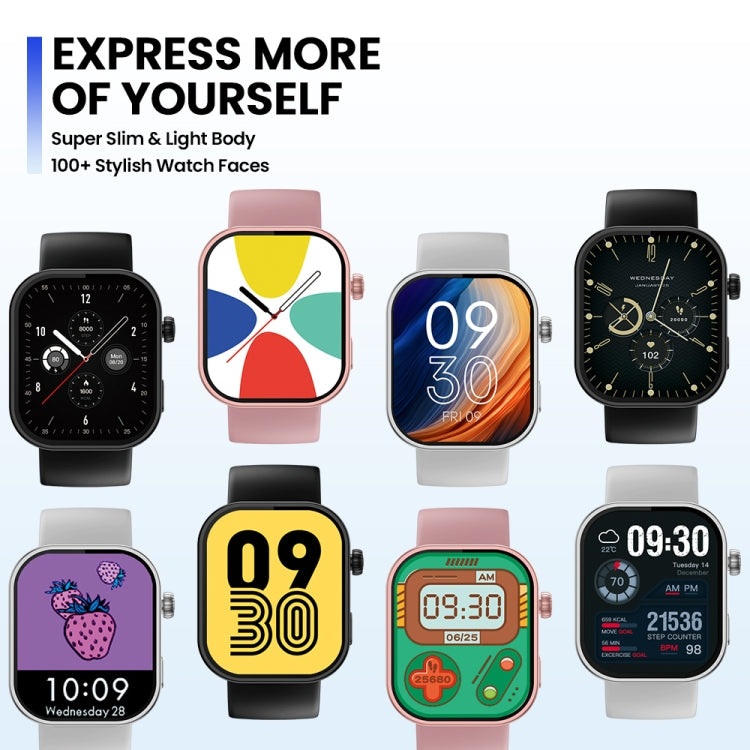 Zeblaze Btalk Plus 2.03 inch Screen Voice Calling Smart Watch, Support Heart Rate / Blood Pressure / Blood Oxygen(Silver) - Smart Watches by Zeblaze | Online Shopping South Africa | PMC TechLife | Buy Now Pay Later Mobicred