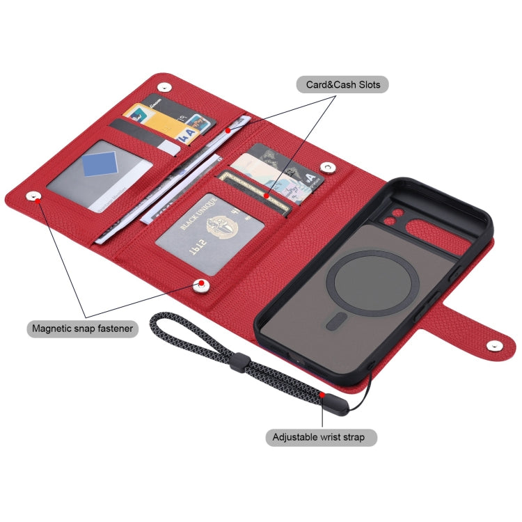 For Google Pixel 8 Pro ViLi GHA Series Shockproof MagSafe RFID Leather Attraction Horizontal Flip Phone Case(Red) - free shipping - PMC TechLife - Order now!