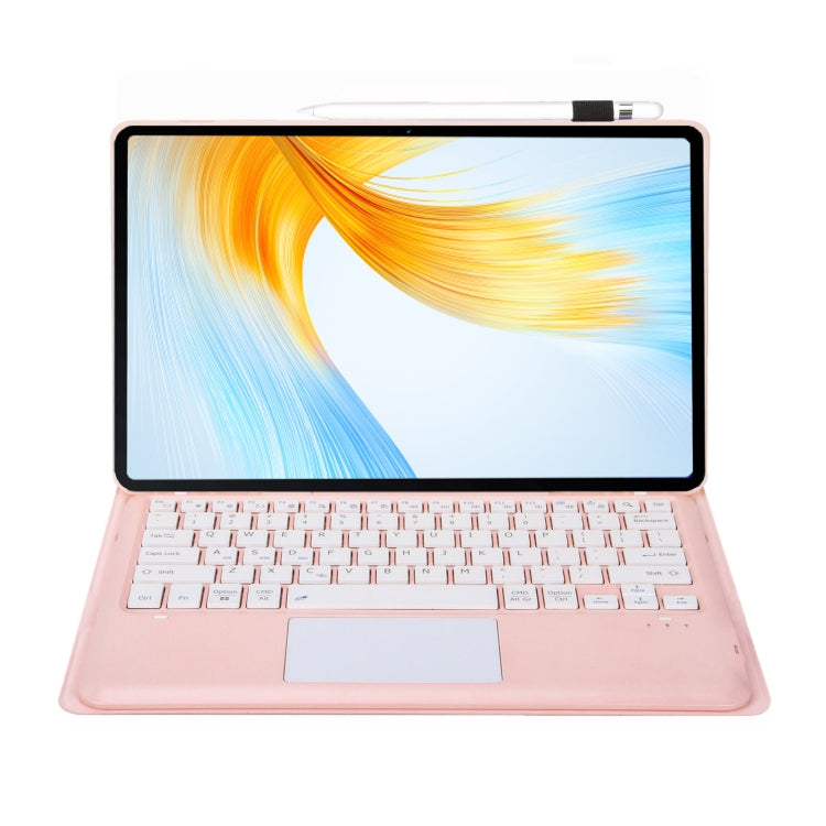 For Huawei MatePad Pro 13.2 inch AH18-A Detachable Bluetooth Keyboard Leather Tablet Case with Touch(Pink) - Huawei Keyboard by PMC Jewellery | Online Shopping South Africa | PMC Jewellery