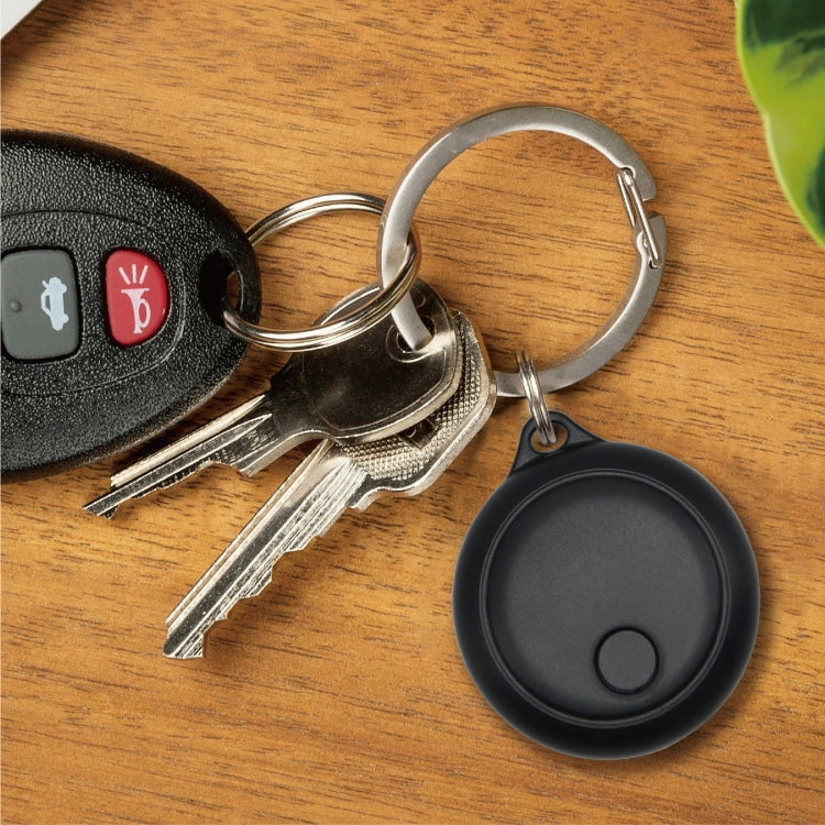Global Positioning Pet Key Circular Anti-Lost Device Locator(White) - Personal Tracker by PMC TechLife | Online Shopping South Africa | PMC TechLife | Buy Now Pay Later Mobicred