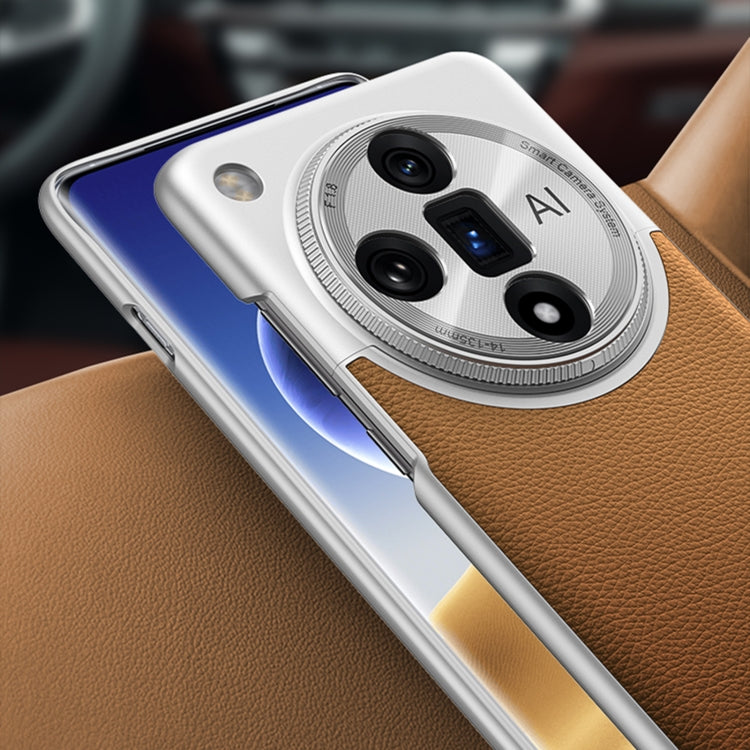 For OPPO Find X7 GKK Mortise-Tenon Connection Contrast Color Leather Shockproof Phone Case(Blue) - OPPO Cases by GKK | Online Shopping South Africa | PMC Jewellery | Buy Now Pay Later Mobicred