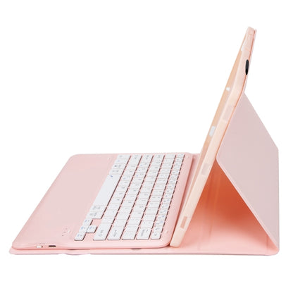 For Xiaomi Pad 6S Pro 12.4 Lambskin Texture Detachable Bluetooth Keyboard Leather Case(Pink) - Others Keyboard by PMC Jewellery | Online Shopping South Africa | PMC Jewellery