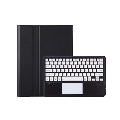 For Xiaomi Pad 6S Pro 12.4 Lambskin Texture Detachable Bluetooth Keyboard Leather Case with Touchpad(Black White) - Others Keyboard by PMC Jewellery | Online Shopping South Africa | PMC Jewellery