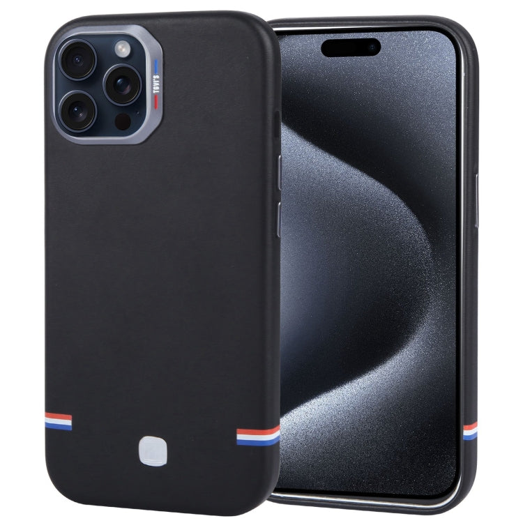 For iPhone 15 Pro Max TGVIS Vida Series MagSafe Magnetic Phone Case(Black) - iPhone 15 Pro Max Cases by TGVIS | Online Shopping South Africa | PMC Jewellery | Buy Now Pay Later Mobicred