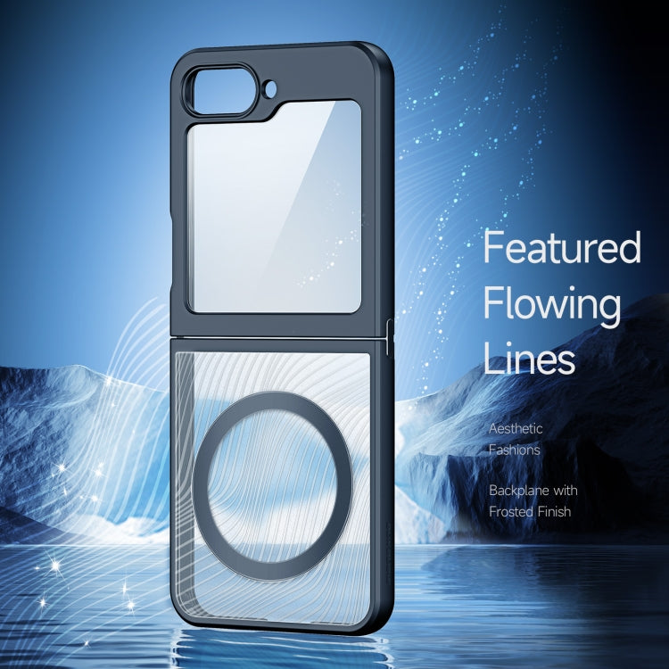 For Samsung Galaxy Z Flip6 5G DUX DUCIS Aimo Mag Series TPU + PC MagSafe Frosted Feel Phone Case(Black) - Galaxy Z Flip6 5G Cases by DUX DUCIS | Online Shopping South Africa | PMC Jewellery | Buy Now Pay Later Mobicred