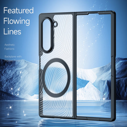 For Samsung Galaxy Z Fold6 5G DUX DUCIS Aimo Mag Series TPU + PC MagSafe Frosted Feel Phone Case(Black) - Galaxy Z Fold6 5G Cases by DUX DUCIS | Online Shopping South Africa | PMC Jewellery | Buy Now Pay Later Mobicred