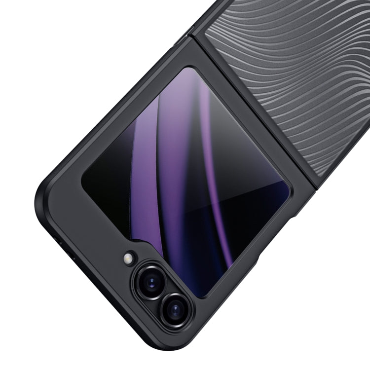 For Samsung Galaxy Z Flip6 5G DUX DUCIS Aimo Series  Frosted Feel Phone Case(Black) - Galaxy Z Flip6 5G Cases by DUX DUCIS | Online Shopping South Africa | PMC Jewellery | Buy Now Pay Later Mobicred