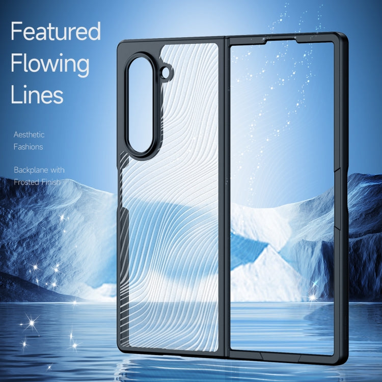 For Samsung Galaxy Z Fold6 5G DUX DUCIS Aimo Series  Frosted Feel Phone Case(Black) - Galaxy Z Fold6 5G Cases by DUX DUCIS | Online Shopping South Africa | PMC Jewellery | Buy Now Pay Later Mobicred