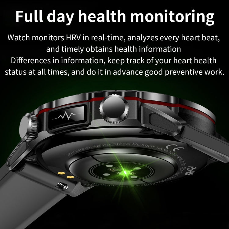 ET482 1.43 inch AMOLED Screen Sports Smart Watch Support Bluethooth Call /  ECG Function(Black Steel Band) - Smart Watches by PMC Jewellery | Online Shopping South Africa | PMC Jewellery