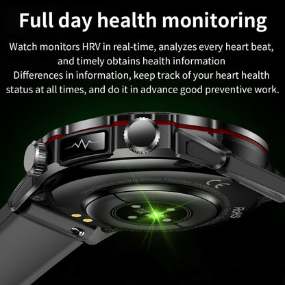 ET482 1.43 inch AMOLED Screen Sports Smart Watch Support Bluethooth Call /  ECG Function(Red Silicone Band) - Smart Watches by PMC Jewellery | Online Shopping South Africa | PMC Jewellery