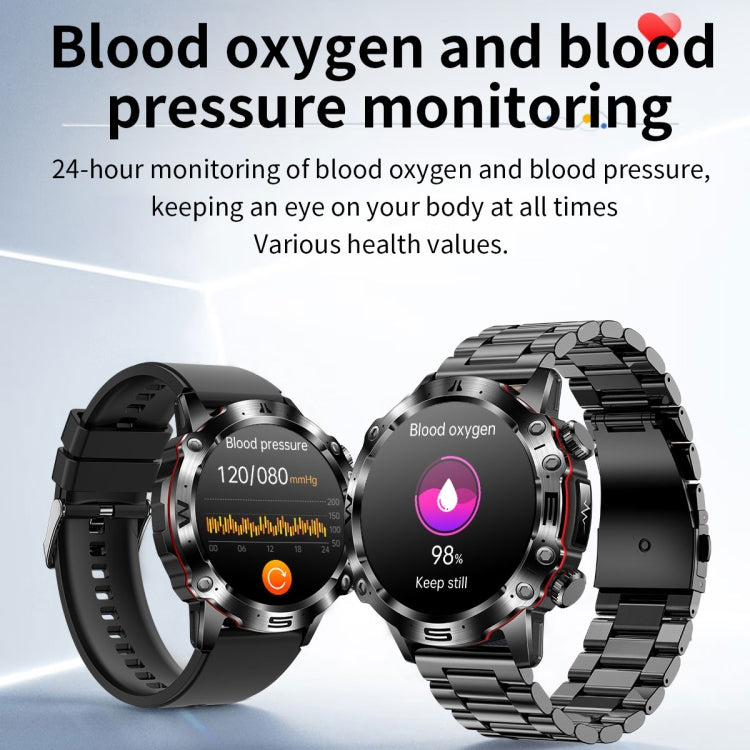 ET482 1.43 inch AMOLED Screen Sports Smart Watch Support Bluethooth Call /  ECG Function(Blue Silicone Band) - Smart Watches by PMC Jewellery | Online Shopping South Africa | PMC Jewellery