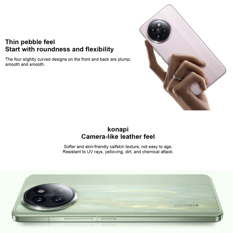 Xiaomi Civi 4 Pro, 16GB+512GB,  6.55 inch Xiaomi HyperOS Snapdragon 8s Gen 3 Octa Core 4nm up to 3.0GHz, NFC, Network: 5G(Green) - free shipping - PMc TechLife - Order now!