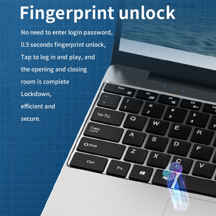GXMO F152G 15.6 inch Laptop, 16GB+512GB, Windows 11 Intel Alder Lake N95 Quad Core, Support Fingerprint Unlock(Silver) - free shipping - PMC TechLife - Order now!