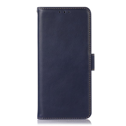 For Google Pixel 9 Pro Crazy Horse Top Layer Cowhide Leather Phone Case(Blue) - Google Cases by PMC Jewellery | Online Shopping South Africa | PMC Jewellery | Buy Now Pay Later Mobicred