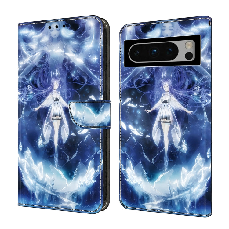 For Google Pixel 9 Crystal Painted Leather Phone case(Magic Fairy) - Google Cases by PMC Jewellery | Online Shopping South Africa | PMC Jewellery | Buy Now Pay Later Mobicred