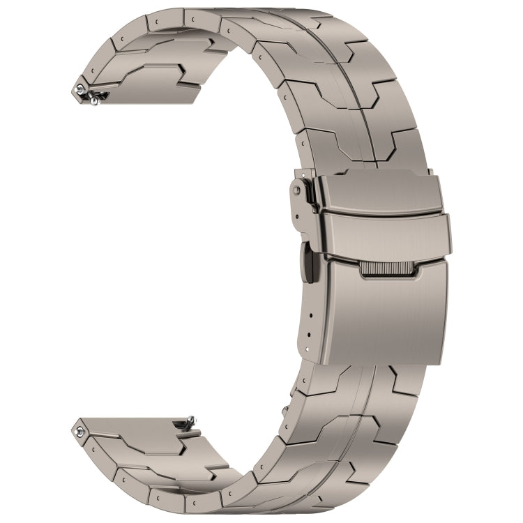 22mm Titanium Metal Watch Band(Titanium) - 22mm Bands by PMC Jewellery | Online Shopping South Africa | PMC Jewellery