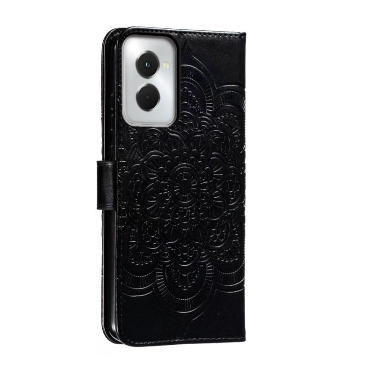 For Motorola Moto G Power 5G 2024 Sun Mandala Embossing Pattern Phone Leather Case(Black) - Motorola Cases by PMC Jewellery | Online Shopping South Africa | PMC Jewellery | Buy Now Pay Later Mobicred