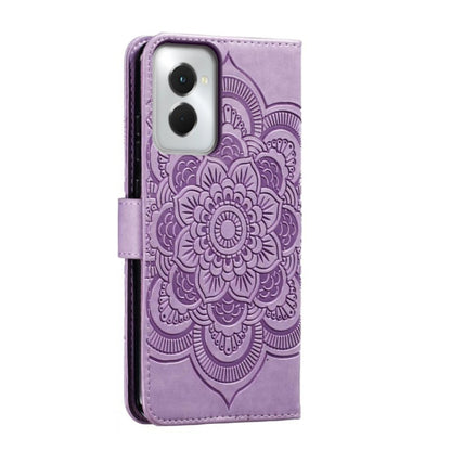 For Motorola Moto G Power 5G 2024 Sun Mandala Embossing Pattern Phone Leather Case(Purple) - Motorola Cases by PMC Jewellery | Online Shopping South Africa | PMC Jewellery | Buy Now Pay Later Mobicred