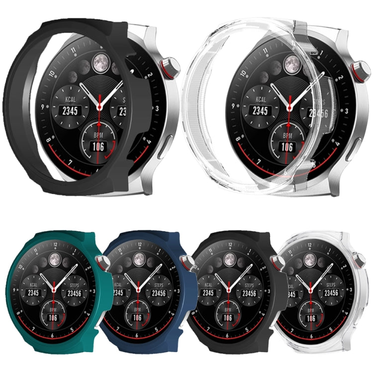 For Aigo Smart Watch V8 Half Coverage PC Watch Protective Case(Midnight Blue) - Watch Case by PMC TechLife | Online Shopping South Africa | PMC TechLife