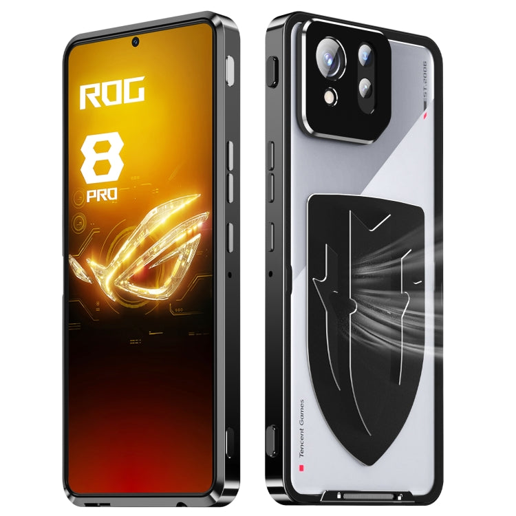 For ASUS ROG Phone 8 / 8 Pro Metal Cooling Phone Case(Black) - ASUS Cases by PMC TechLife | Online Shopping South Africa | PMC TechLife | Buy Now Pay Later Mobicred