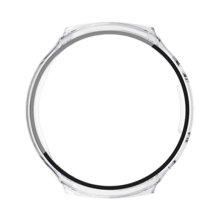 For Aigo Smart Watch V8 PC + Tempered Film Integrated Watch Protective Case(Transparent) - Watch Case by PMC TechLife | Online Shopping South Africa | PMC TechLife