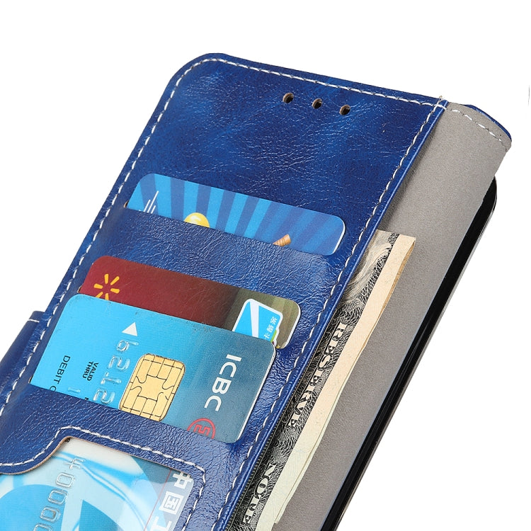 For Google Pixel 9 Pro Retro Crazy Horse Texture Flip Leather Phone Case(Blue) - Google Cases by PMC Jewellery | Online Shopping South Africa | PMC Jewellery | Buy Now Pay Later Mobicred