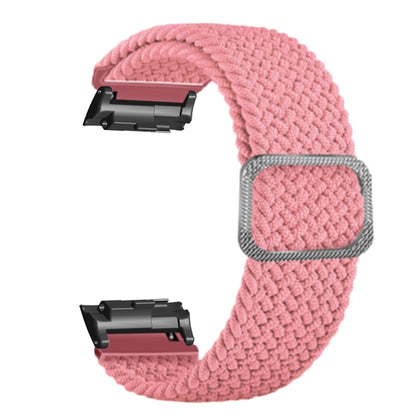 For Huawei Watch D Adjustable Woven Nylon Watch Band(Pink) - Watch Bands by PMC Jewellery | Online Shopping South Africa | PMC Jewellery