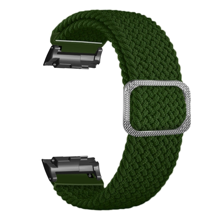 For Huawei Watch D Adjustable Woven Nylon Watch Band(Army Green) - Watch Bands by PMC Jewellery | Online Shopping South Africa | PMC Jewellery