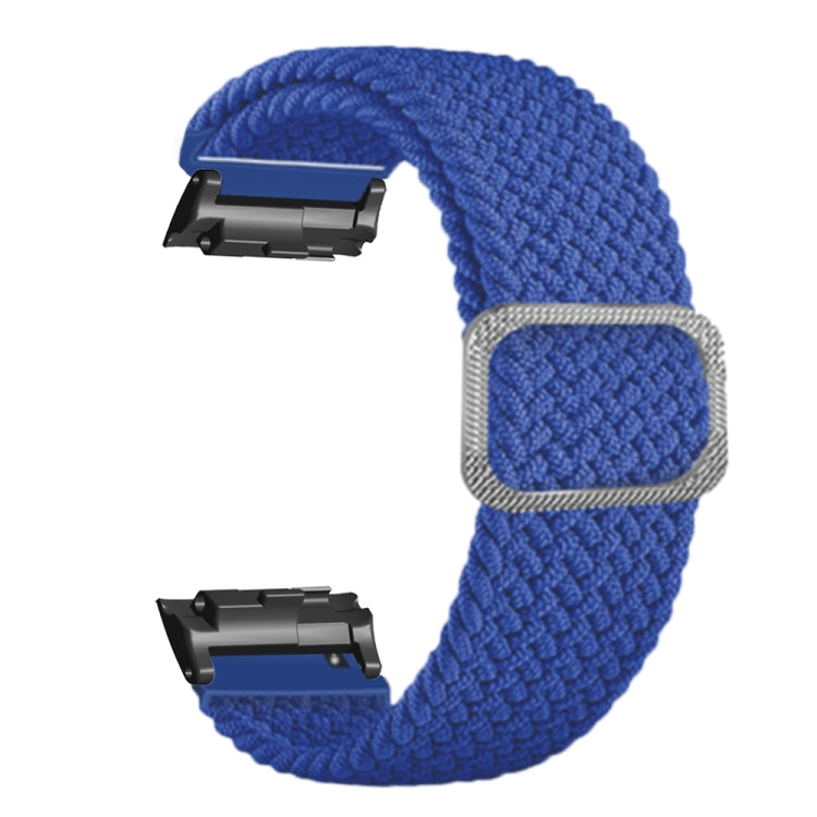 For Huawei Watch D Adjustable Woven Nylon Watch Band(Dark Blue) - Watch Bands by PMC Jewellery | Online Shopping South Africa | PMC Jewellery