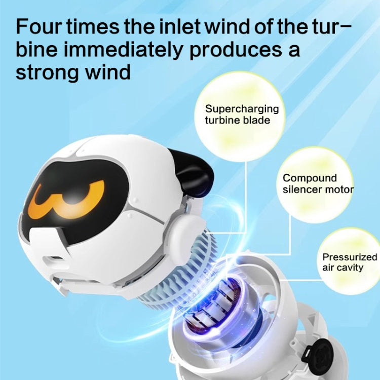 MF082 Portable Hanging Neck Pudding Electric Fan(White) - Electric Fans by PMC TechLife | Online Shopping South Africa | PMC TechLife | Buy Now Pay Later Mobicred
