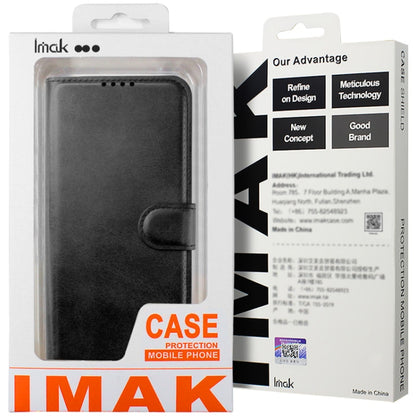 For Samsung Galaxy S24 5G IMAK Count Series Flip Leather Phone Case(Brown) - Galaxy S24 5G Cases by imak | Online Shopping South Africa | PMC Jewellery | Buy Now Pay Later Mobicred