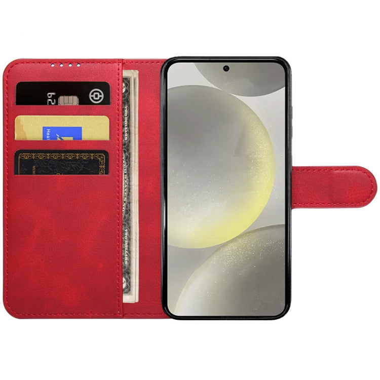 For Samsung Galaxy S24+ 5G IMAK Count Series Flip Leather Phone Case(Red) - Galaxy S24+ 5G Cases by imak | Online Shopping South Africa | PMC Jewellery | Buy Now Pay Later Mobicred