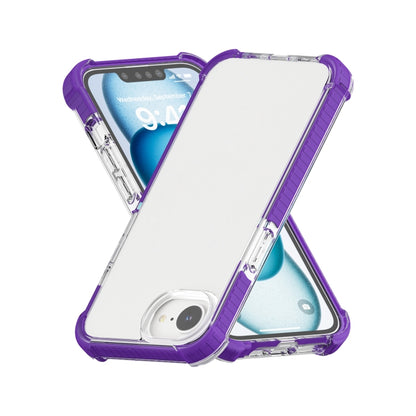 For iPhone SE 2024 Acrylic Full Coverage Shockproof Phone Case(Purple) - More iPhone Cases by PMC Jewellery | Online Shopping South Africa | PMC Jewellery | Buy Now Pay Later Mobicred