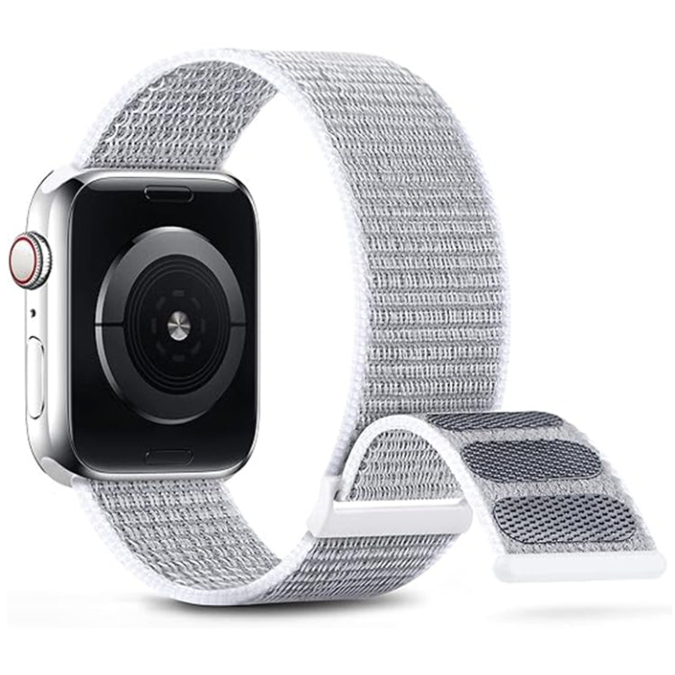 For Apple Watch Ultra 49mm Dual Hook and Loop Nylon Watch Band(Seashell) - free shipping - PMC TechLife - Order now!