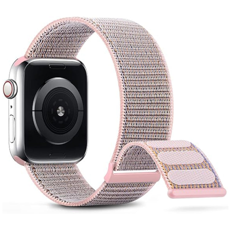 For Apple Watch Series 5 44mm Dual Hook and Loop Nylon Watch Band(Silt) - Watch Bands by PMC Jewellery | Online Shopping South Africa | PMC Jewellery