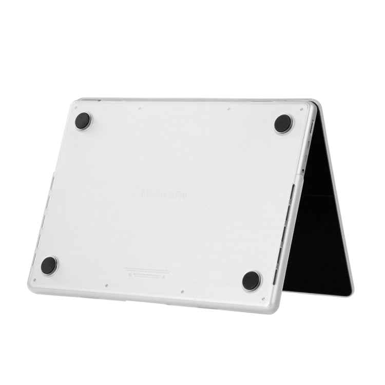 For MacBook Air 13.6 M2 A2681 / M3 A3113 Crystalline Matte Hardshell Laptop Protective Case(Transparent) - MacBook Air Cases by PMC Jewellery | Online Shopping South Africa | PMC Jewellery | Buy Now Pay Later Mobicred