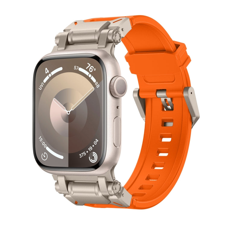 For Apple Watch Series 5 44mm Explorer TPU Watch Band(Titanium Orange) - free shipping - PMC TechLife - Order now!