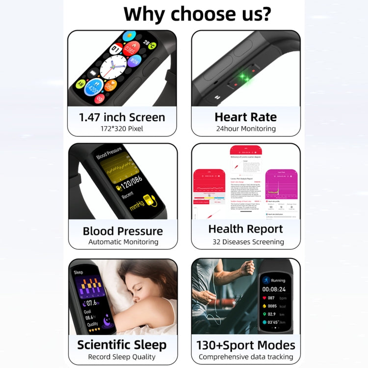 Spovan H7 BT5.3 IP67 1.47 inch Smart Sport Watch, Support Bluetooth Call / Sleep / Blood Oxygen / Heart Rate / Blood Pressure Health Monitor(Pink) - Smart Watches by SPOVAN | Online Shopping South Africa | PMC TechLife | Buy Now Pay Later Mobicred