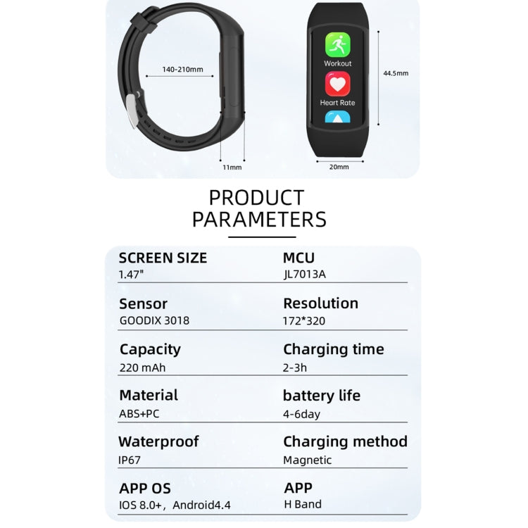 Spovan H7 BT5.3 IP67 1.47 inch Smart Sport Watch, Support Bluetooth Call / Sleep / Blood Oxygen / Heart Rate / Blood Pressure Health Monitor(Pink) - Smart Watches by SPOVAN | Online Shopping South Africa | PMC TechLife | Buy Now Pay Later Mobicred