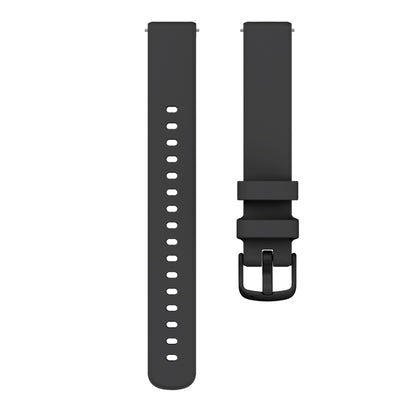 For Garmin Lily 2 Silicone Watch Band Wristband(Black) - Watch Bands by PMC Jewellery | Online Shopping South Africa | PMC Jewellery