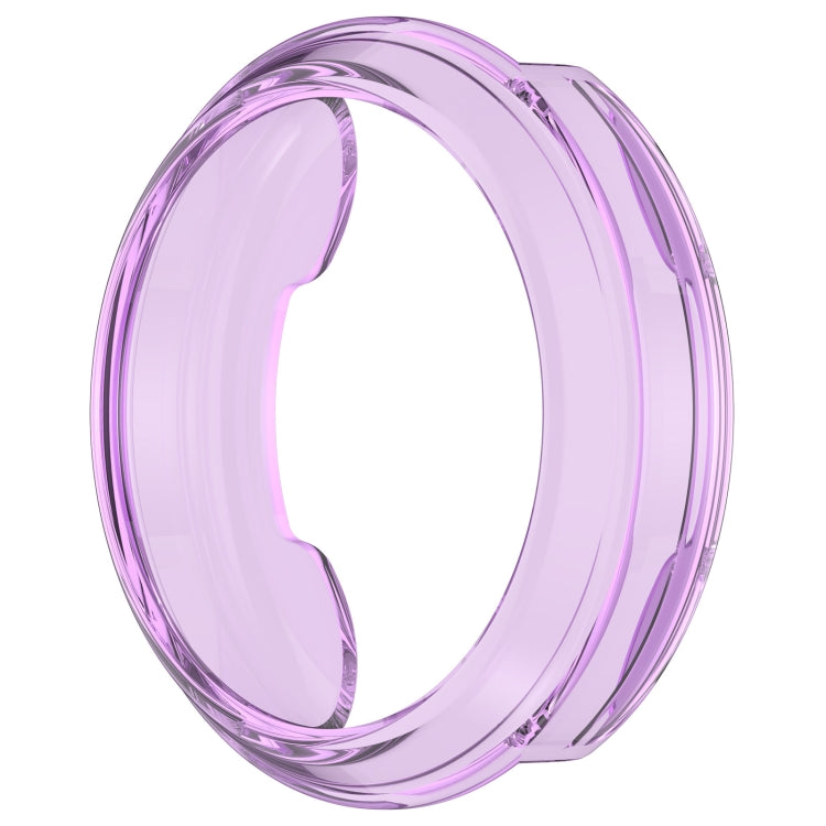 For Garmin Lily 2 Half Pack Hollow TPU Watch Protective Case(Transparent Purple) - Watch Cases by PMC Jewellery | Online Shopping South Africa | PMC Jewellery