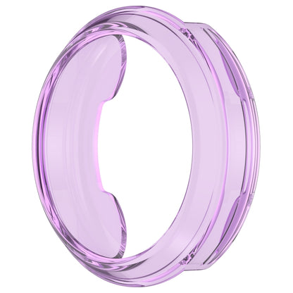 For Garmin Lily 2 Half Pack Hollow TPU Watch Protective Case(Transparent Purple) - Watch Cases by PMC Jewellery | Online Shopping South Africa | PMC Jewellery