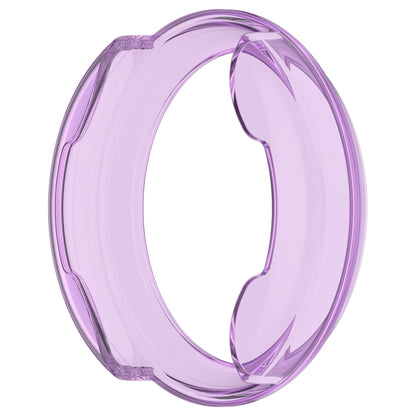 For Garmin Lily 2 Half Pack Hollow TPU Watch Protective Case(Transparent Purple) - Watch Cases by PMC Jewellery | Online Shopping South Africa | PMC Jewellery