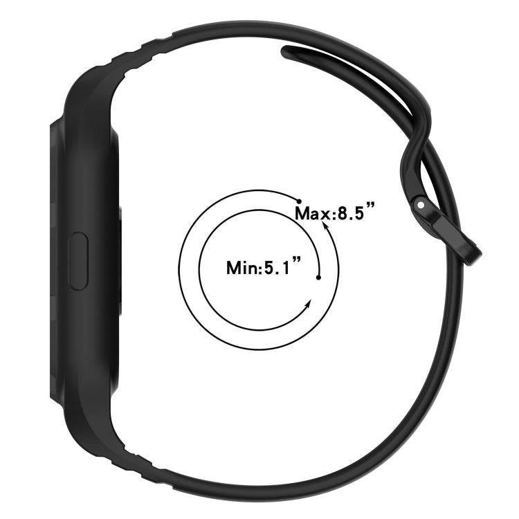 For Xiaomi Mi Band 8 Pro Solid Color Integrated TPU Watch Band(Navy Blue) - Watch Bands by PMC Jewellery | Online Shopping South Africa | PMC Jewellery