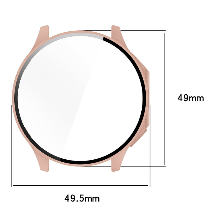 For OnePlus Watch 2 / OPPO Watch X PC + Tempered Film Integrated Watch Protective Case(Black) - Watch Case by PMC TechLife | Online Shopping South Africa | PMC TechLife